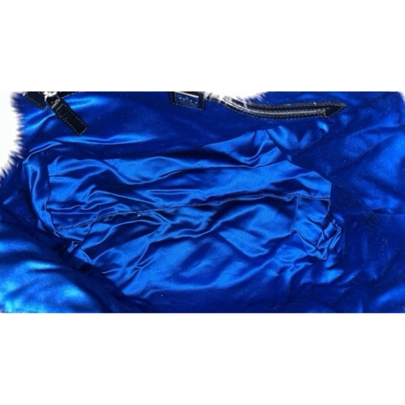 Fendi Rabbit Fur & Satin Tote - Picture 5 of 10
